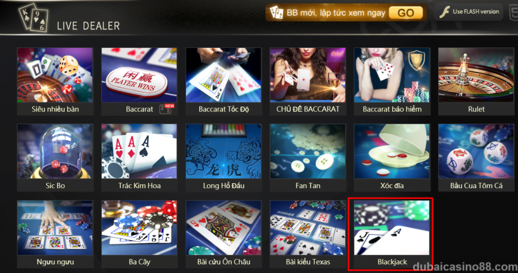 Choi blackjack tai Dubai Casino 3