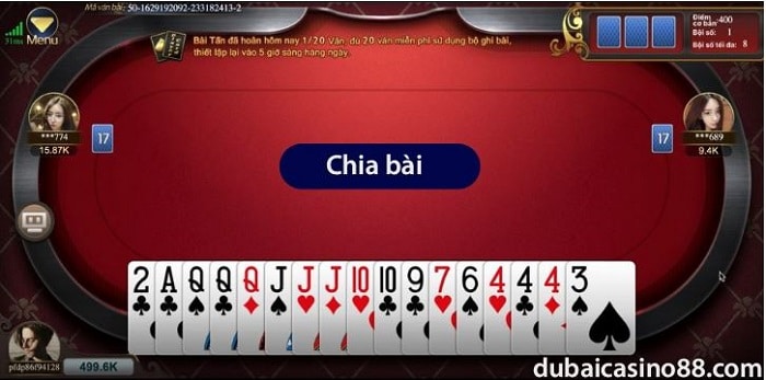 Hướng dẫn cách chơi bài Tấn online tại Dubai Casino 4
