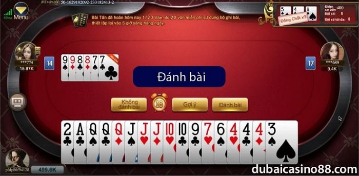 Hướng dẫn cách chơi bài Tấn online tại Dubai Casino 6