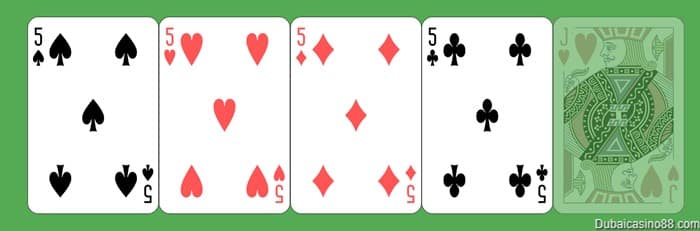 thứ tự bài mạnh trong Poker 3