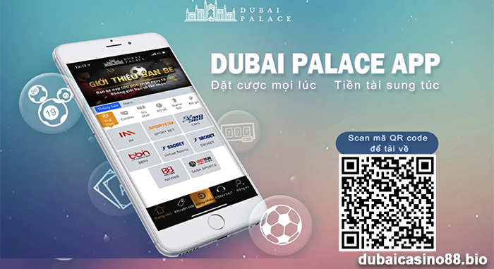 Quét mã tải app Dubai Palace